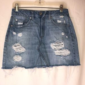 distressed skirt!